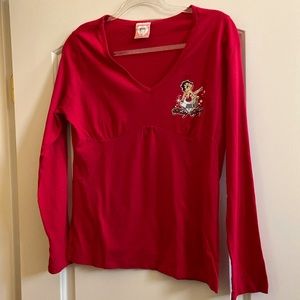 Long sleeve Betty Boop pj top in size L